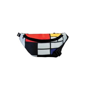 LOQI Mondrian Composition Bumbag Multi-Coloured 30x15x2cm