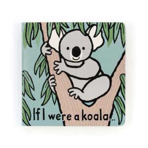 Jellycat if I Were A Koala Book (Matches with Bashful Koala) Blue 15x15x2cm