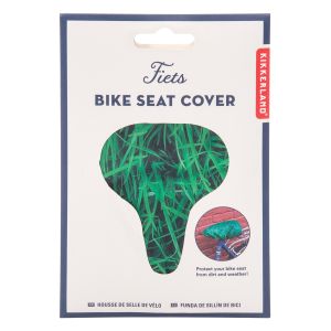 Kikkerland Bike Seat Cover - Grass Green 25x22cm
