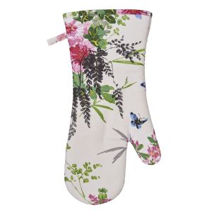 Ulster Weavers Madame Butterfly Oven Glove/Gauntlet Pink/Green 37x20x2cm