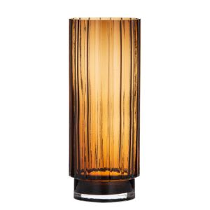 Amalfi Zaira Vase Amber 14x14x35cm