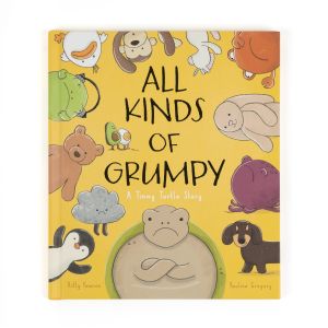 Jellycat All Kinds of Grumpy Book Yellow 22x1x19cm