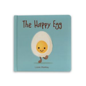 Jellycat The Happy Egg Book (Amuseable Egg Book) Multi-Coloured 19x19x2cm
