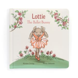 Jellycat Lottie The Ballet Bunny Book Multi-Coloured 2x19x9cm
