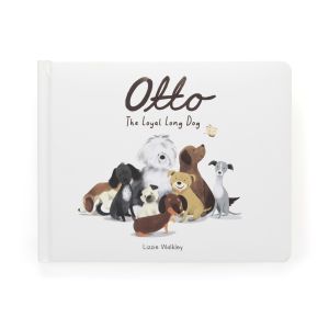 Jellycat Otto the Loyal Long Dog Book Multi-Coloured 2x23x18cm