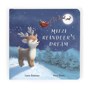 Jellycat A Reindeer’s Dream Book (Mitzi Reindeer) Multi-Coloured 21x21x2cm