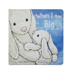 Jellycat When I Am Big Book (Matches with Bashful Cream Bunny) Multi-Coloured 21x21x2cm