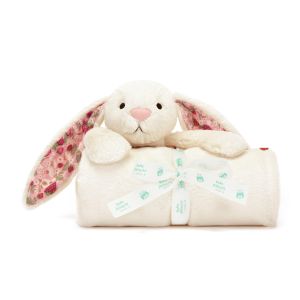 Jellycat Blossom Cream Bunny 'Berry' Blankie
70x9x56cm