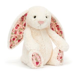 Jellycat Blossom Cream Bunny 'Berry' Original (Medium) 9x12x31cm