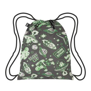 LOQI Kids Space Out Reflective Mini Backpack Multi-Coloured 28x1x34cm