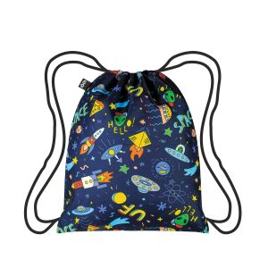LOQI Space UFO Mini Backpack Multi-Coloured 28x1x34cm