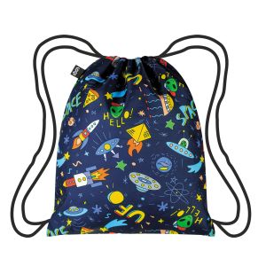 LOQI Kids Space UFO Mini Backpack Multi-Coloured 28x1x34cm