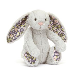 Jellycat Blossom Silver Bunny 'Bloom' Little Small 8x9x18cm