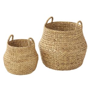 Amalfi Enlai Baskets Set/2 Natural 28x33cm/40x47cm
