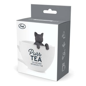 Fred Purr Tea - Cat Tea Infuser Black 9.6x8.2x4.7cm