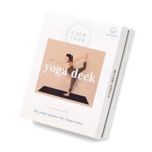 Luckies Calm Club - Yoga Deck White 12.8x9.7x4cm