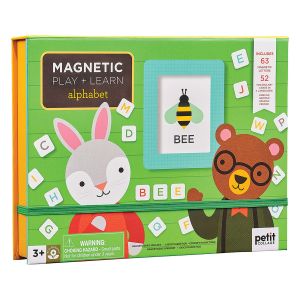 Petit Collage Magnetic Play & Learn Alphabet Green 17.8x23.5x3.8cm