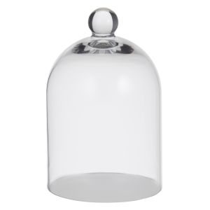 Amalfi St Claire Candle Dome/Cloche Clear 14x14x20cm