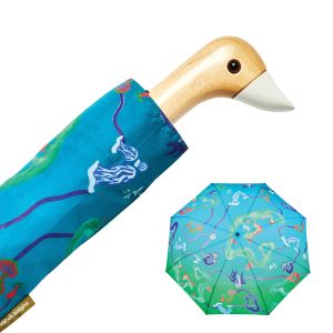 Original Duckhead Duck Umbrella Compact - Aqua Fungi 5x7x35cm