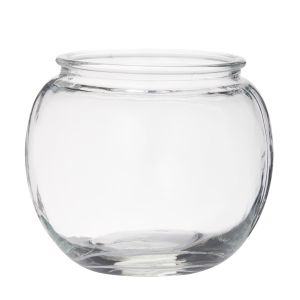 Rogue Glass Fish Bowl Clear 18x18x16cm