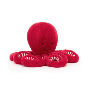 Jellycat Cranberry Octopus Little Red 10x10x27cm