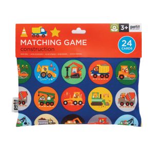 Petit Collage Matching Game on-the-go Construction Multi-Coloured 18.3x14.4x2.5cm