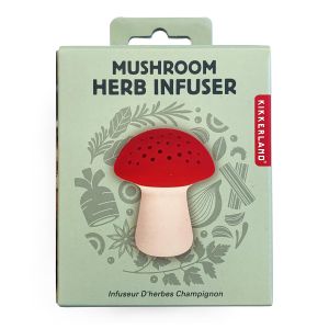 Kikkerland Mushroom Herb Infuser Multi-Coloured 8.25x3.25x10.5cm