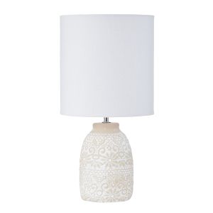 Amalfi Fleur Table Lamp Beige 24x24x47.5cm