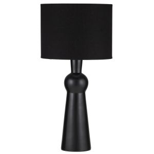 Amalfi Tribeca Table Lamp Black 32x32x65cm