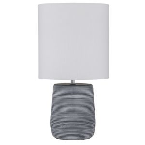 Amalfi Wren Table Lamp Blue/Ivory 25x25x50cm