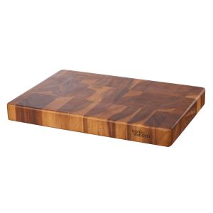 Davis & Waddell Acacia Wood End Grain Cutting Board Natural 38x26x4cm