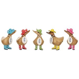 DCUK Natural Welly Ducky Spotty 10pcs/5 Assorted 13x8x11cm