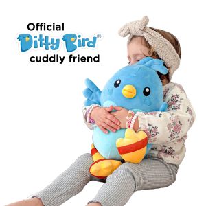 Ditty Bird Plush 30cm Blue 30x30x30cm