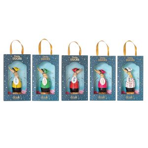 DCUK Cyclist Dinky Ducks 5pcs Assorted 5x6x12cm