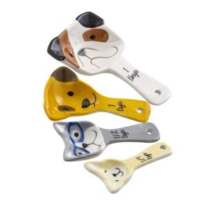Davis & Waddell Dog Squad Measuring Spoons 4pcs Set Multi-Colour 12.5x6x3cm