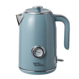 Davis & Waddell Manor Electric Kettle Blue 22x15.4x26cm/ 1.7L