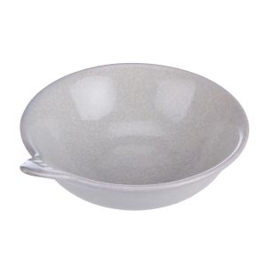 Davis & Waddell Nori Porcelain Bowl With Handle 135ml Light Grey 14.5x12.5x4.5cm