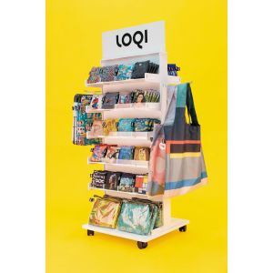 LOQI Floor Stand Display with Header