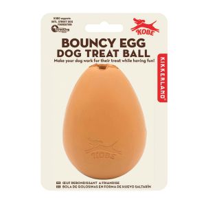 Kikkerland Kobe Bouncy Egg Brown 6.5x6.5x8.6cm