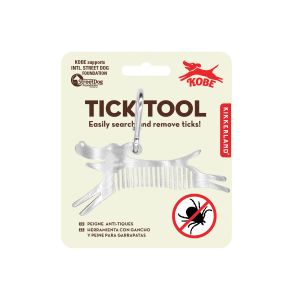 Kikkerland Kobe Tick Tool Silver 2x8x10cm