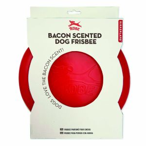 Kikkerland Kobe - Bacon Scented Frisbee Red 22x22x2.5cm