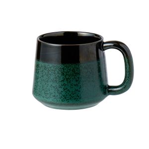 Leaf & Bean Roma Reactive Glaze Mug Green 11x8.6x8.5cm