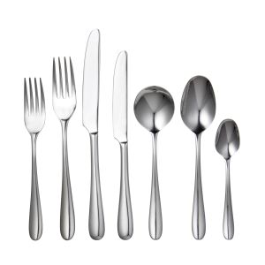 Davis & Waddell Imperial Cutlery Set 56pce Stainless Steel 8 Table Fork/8 Table Knife/8 Entree Fork/8 Entree Knife/8 Dessert Spoon/8 Soup Spoon/8 Teaspoon