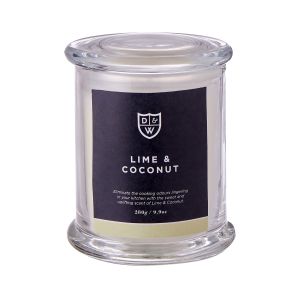Davis & Waddell-Taste Lime & Coconut Scented Candle Clear 9.2x11cm