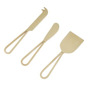 Taste Anders Cheese Knives Set/3 Gold 18x23x7cm