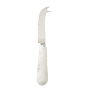 Amalfi Marble Cheese Knife White/Silver 21.5x4.6x2cm