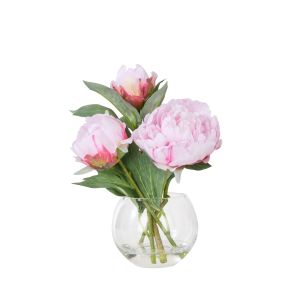 Rogue Peony Stem-Sphere Vase Pink 23x24x29cm