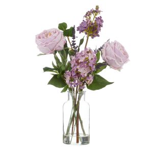 Rogue Lilac Austin Rose Mix-Specimen Bottle Purple 32x29x43cm