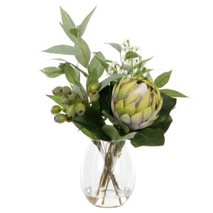 Rogue Grand Protea Native Mix-Claire Vase Green 39x42x54cm