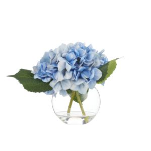 Rogue Hydrangea-Sphere Vase Blue 30x25x25cm
